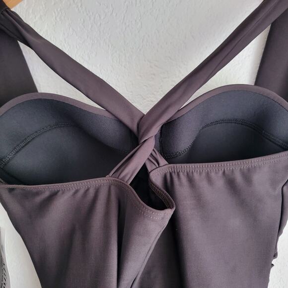 MiracleSuit One Piece Ruched With Built In Bra Support NWT Size 12 - Picture 7 of 8